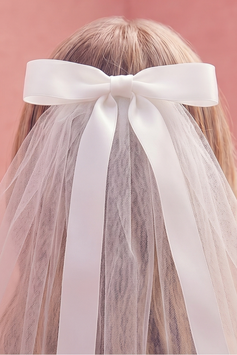 Ariana Top Bow Veil