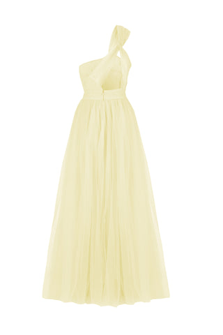 Luna Bridesmaid Dress in Limoncello