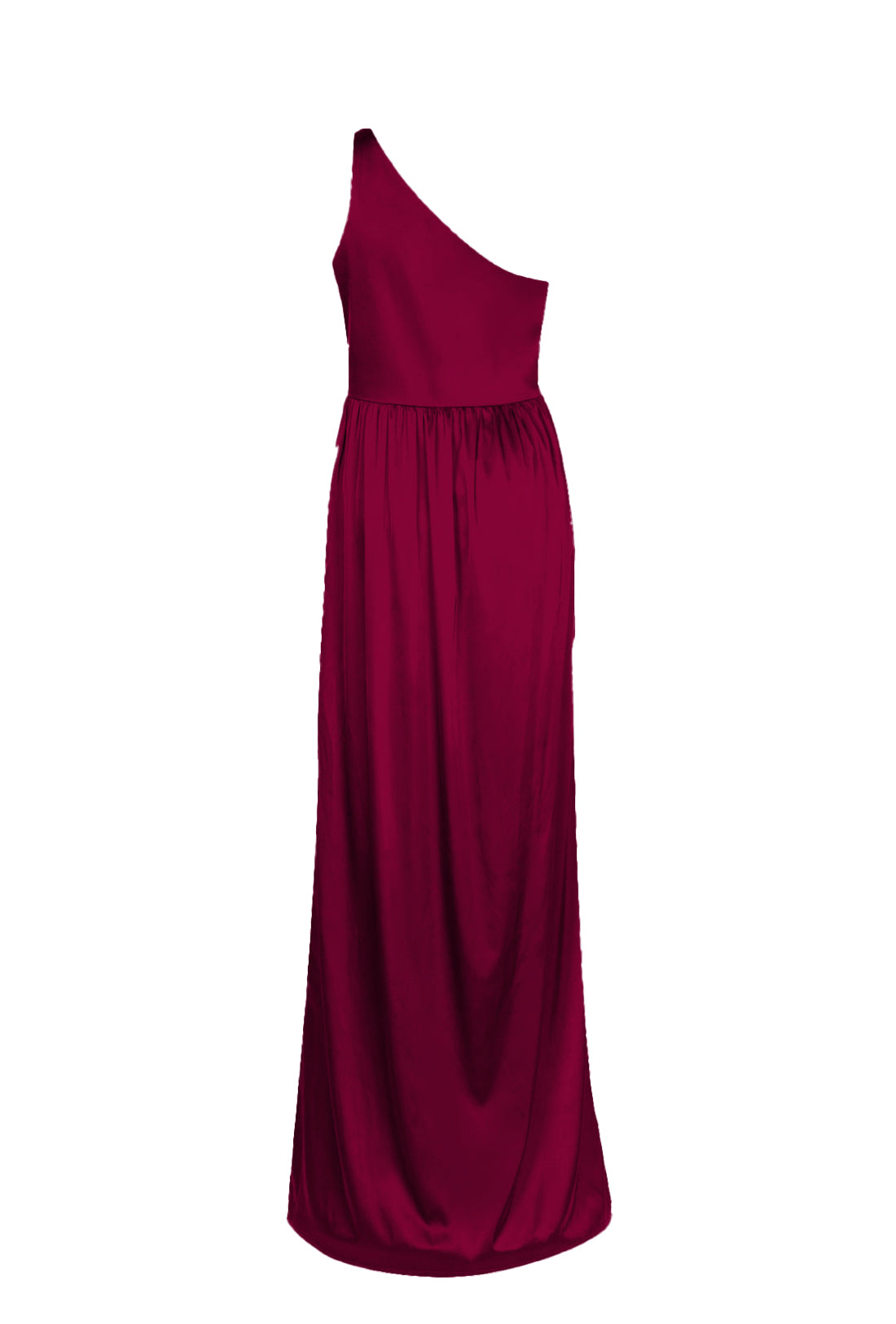 Greta Bridesmaid Dress in Merlot Satin