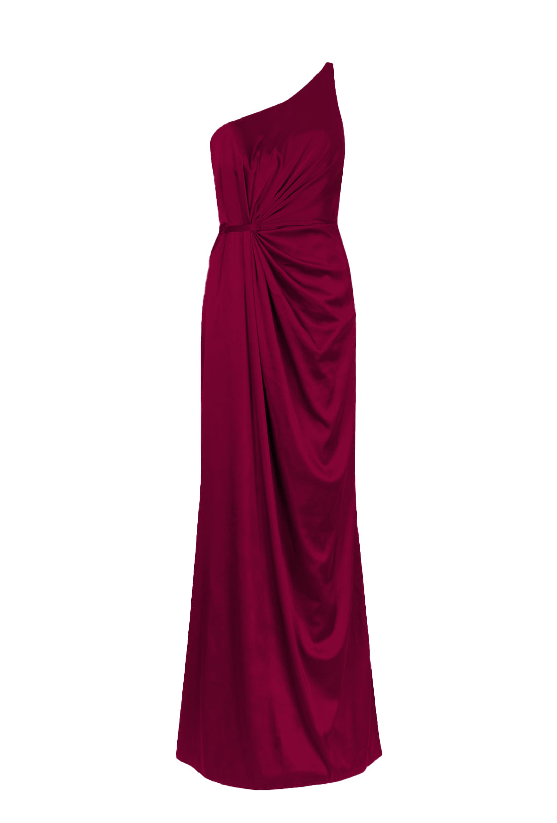 Greta Bridesmaid Dress in Merlot Satin