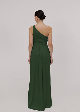 Greta Bridesmaid Dress in Olive Grove