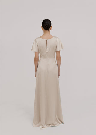 Camilla Bridesmaid Dress in Oyster