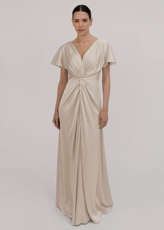 Camilla Bridesmaid Dress in Oyster