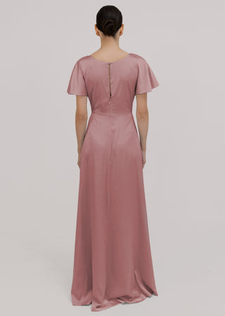 Camilla Bridesmaid Dress in Rose Pink