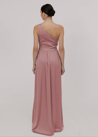 Greta Bridesmaid Dress in Rose Pink