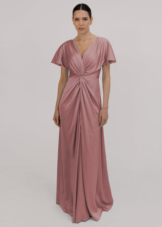Camilla Bridesmaid Dress in Rose Pink