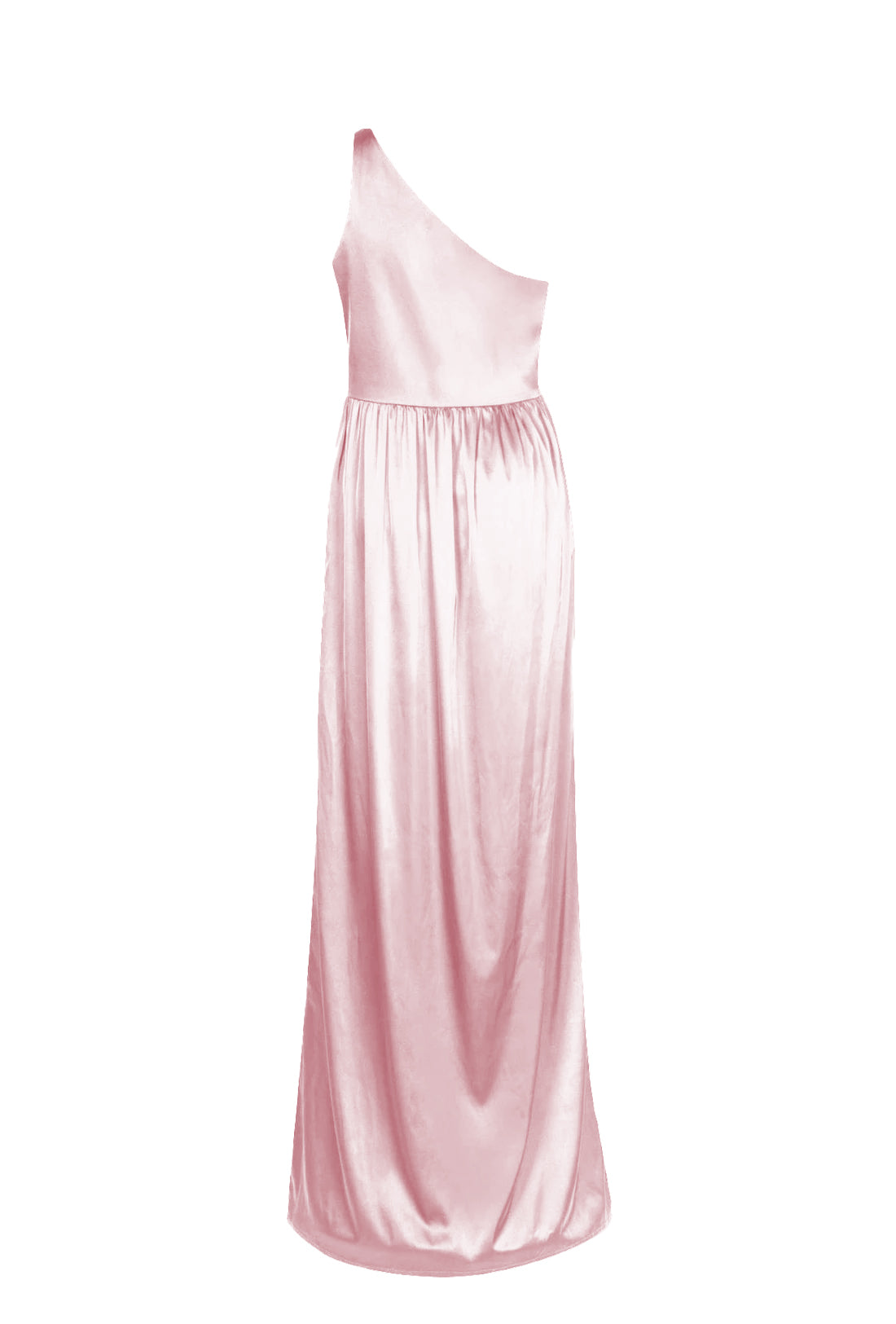 Greta Bridesmaid Dress in Smoked Blush Satin