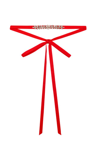 Constellation Belt Thin In Chinese Red