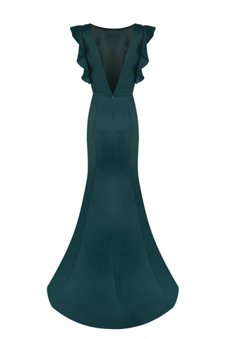Cecelia Crepe Luxe In Emerald