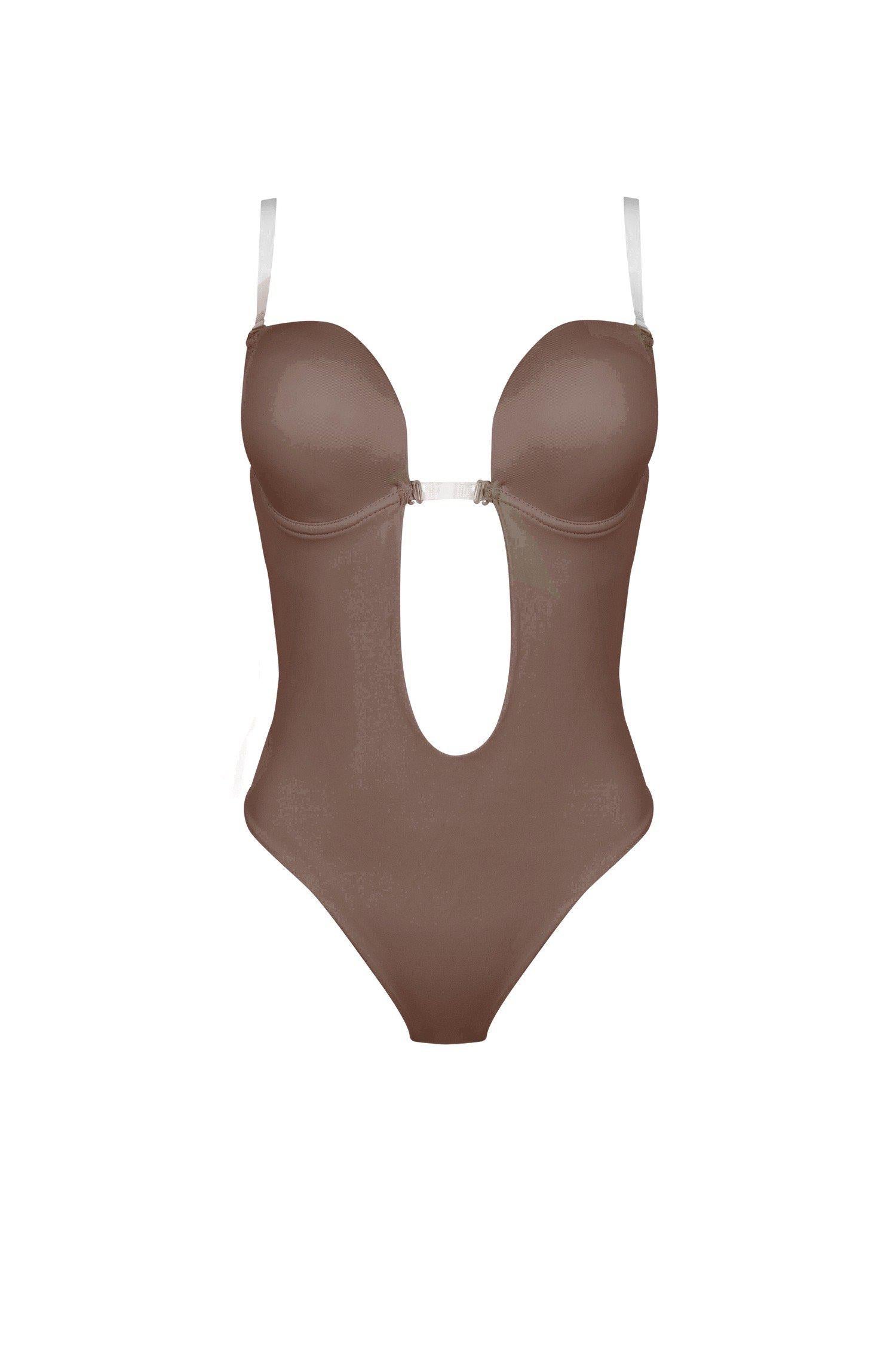 Backless Bodysuit In Mocha – TH and TH