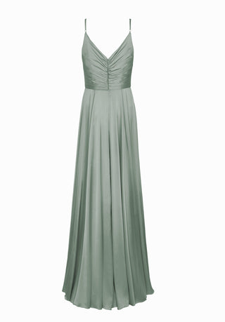 sage green bridesmaid dresses, back view