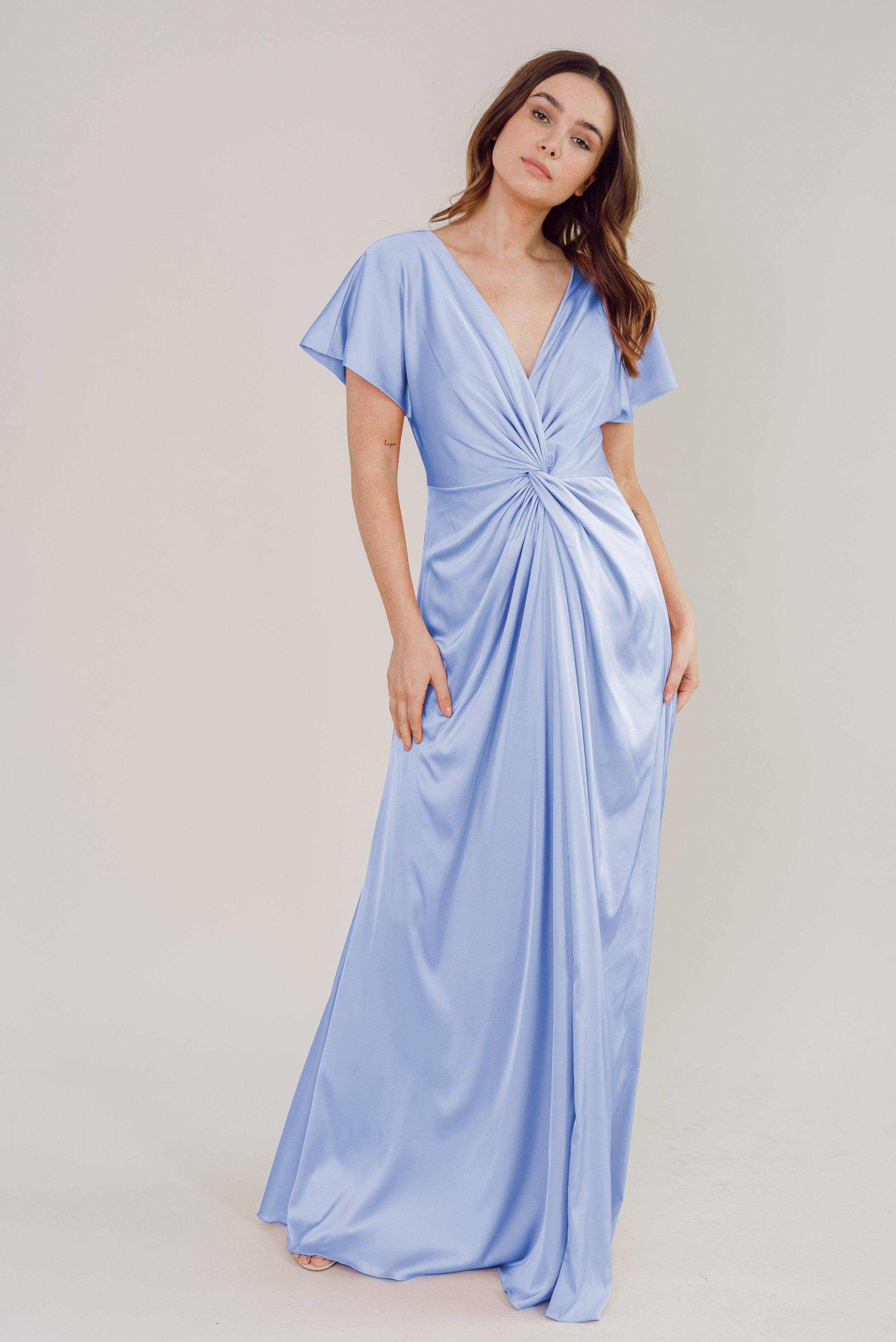 Camilla In Hydrangea Blue - Sky Blue Bridesmaid Dress by TH & TH – TH ...