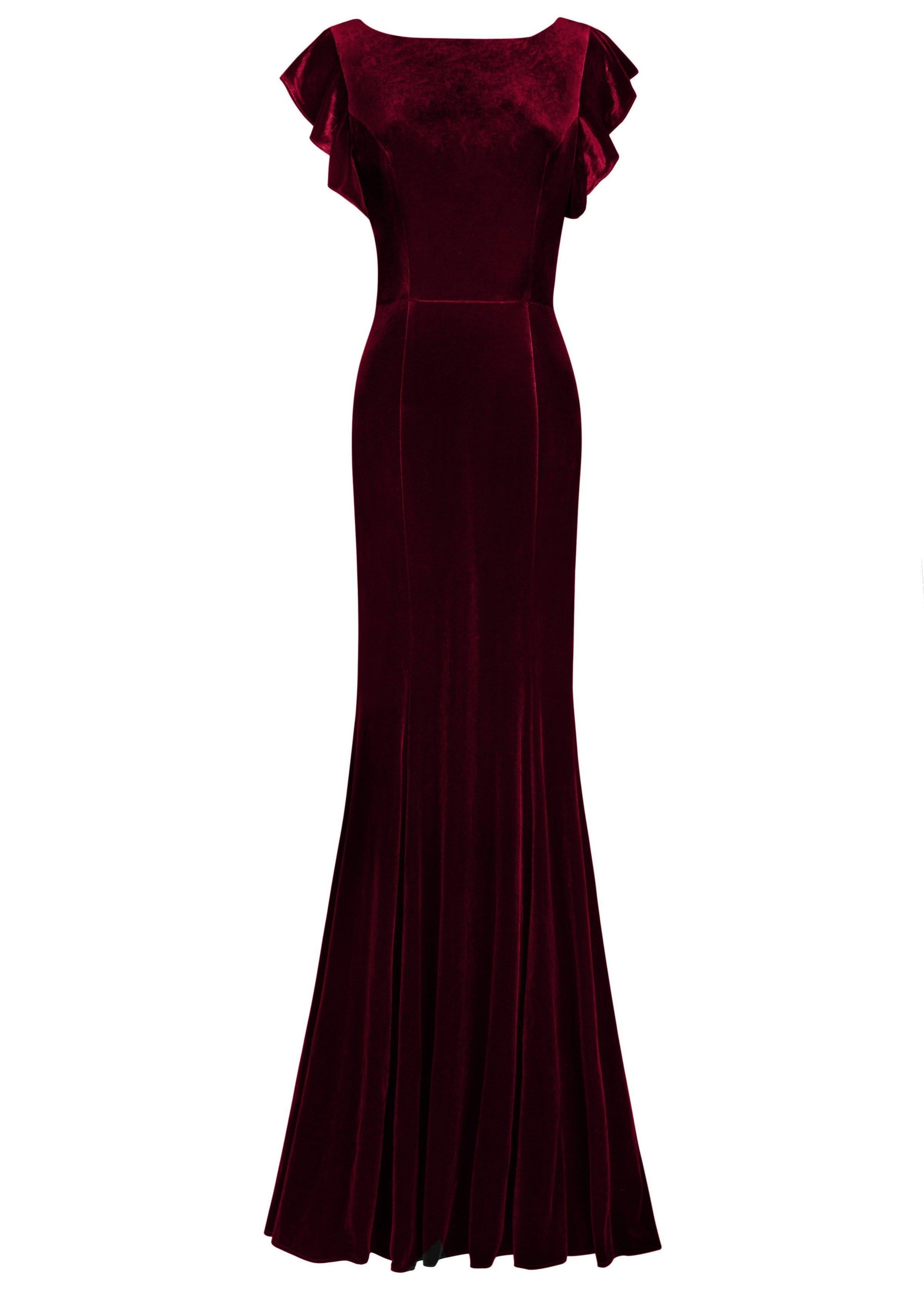 fitted lace wedding dress TH&TH Cecelia Velvet Bridesmaid Dress In Merlot TH and TH fitted lace wedding dress TH&TH Cecelia Velvet Bridesmaid Dress In Merlot TH and TH