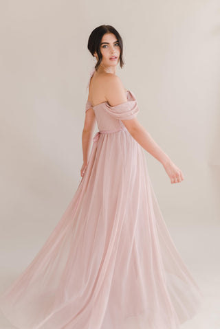 Bardot 2.0 In Smoked Blush - Pink Bridesmaid Dress – TH And TH